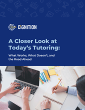 Cover of A Closer Look at Today’s Tutoring