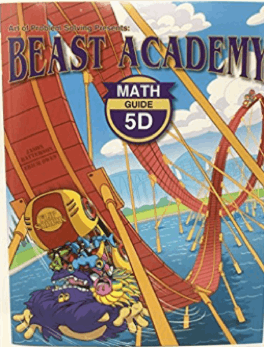 Cover of Art of Problem Solving Beast Academy 5D Guide and Practice Book