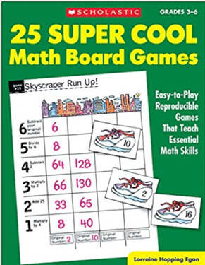 Cover of 25 Super Cool Math Board Games