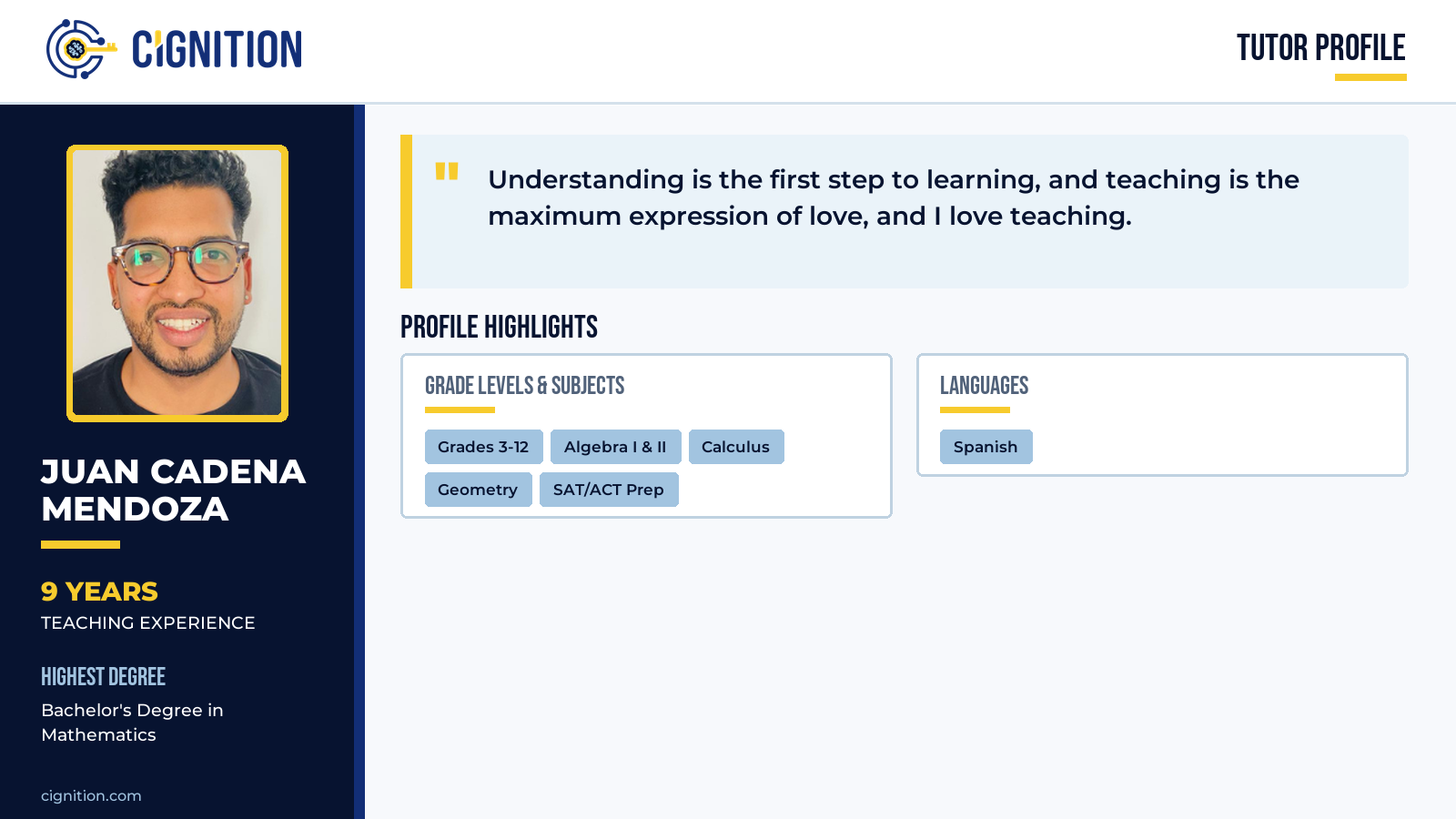 Juan-Cadena-Mendoza-Cignition-Tutor-Profile